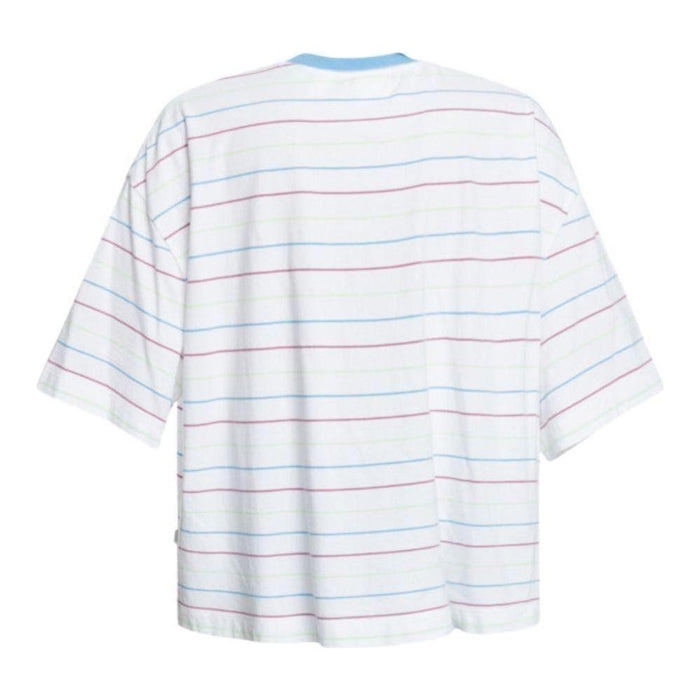 SPICE FLOW SS - Quiksilver - WHITE STRIPE - T-Shirt