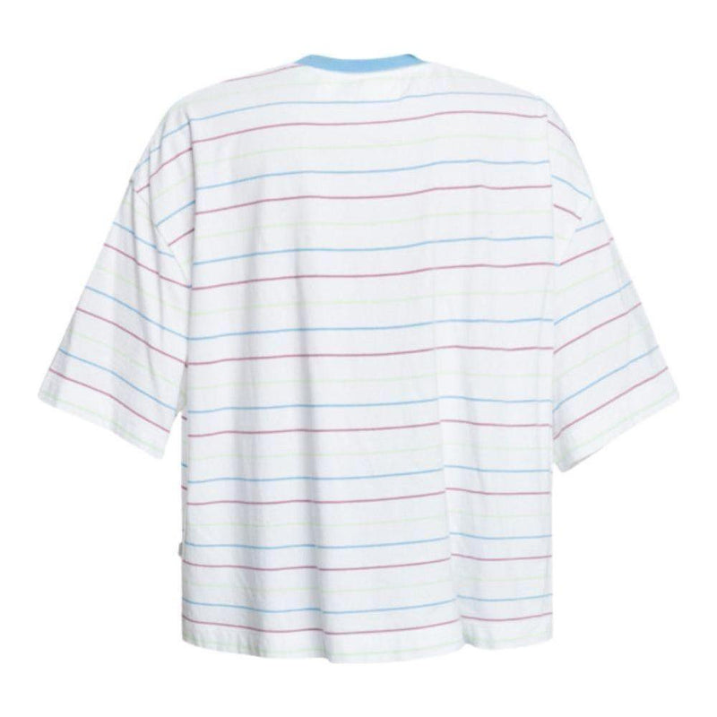 SPICE FLOW SS - Quiksilver - WHITE STRIPE - T-Shirt