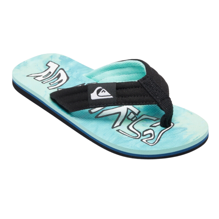 Quiksilver - MOLOKAI LAYBACK II  YOUTH - GREEN/BLUE/YELLOW - Flip Flop