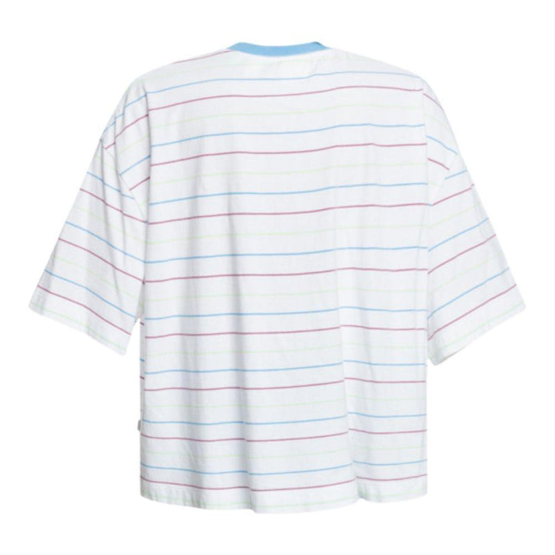 SPICE FLOW SS - Quiksilver - WHITE STRIPE - T-Shirt