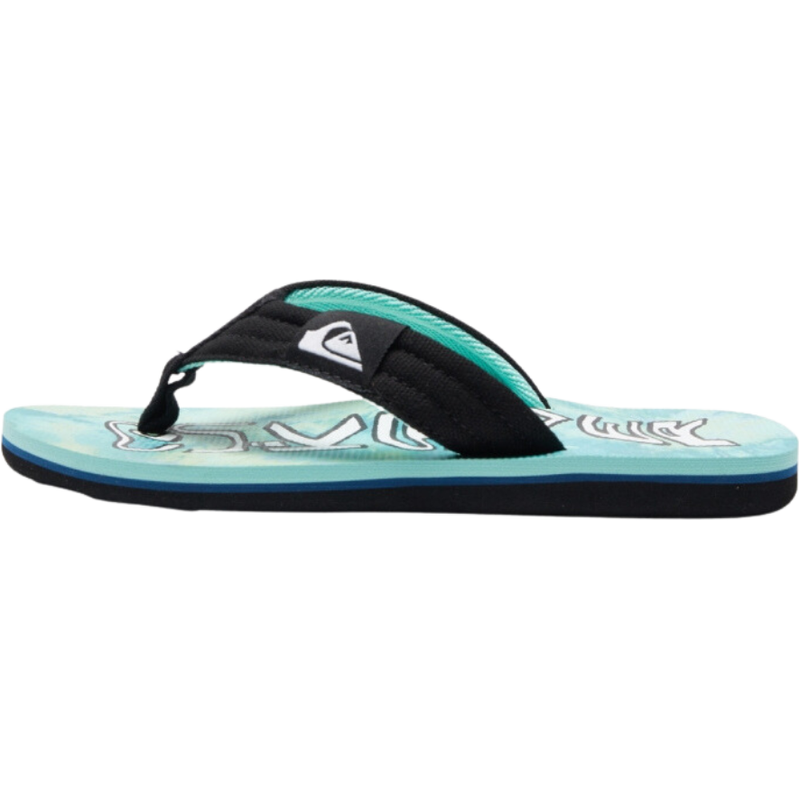 Quiksilver - MOLOKAI LAYBACK II  YOUTH - GREEN/BLUE/YELLOW - Flip Flop