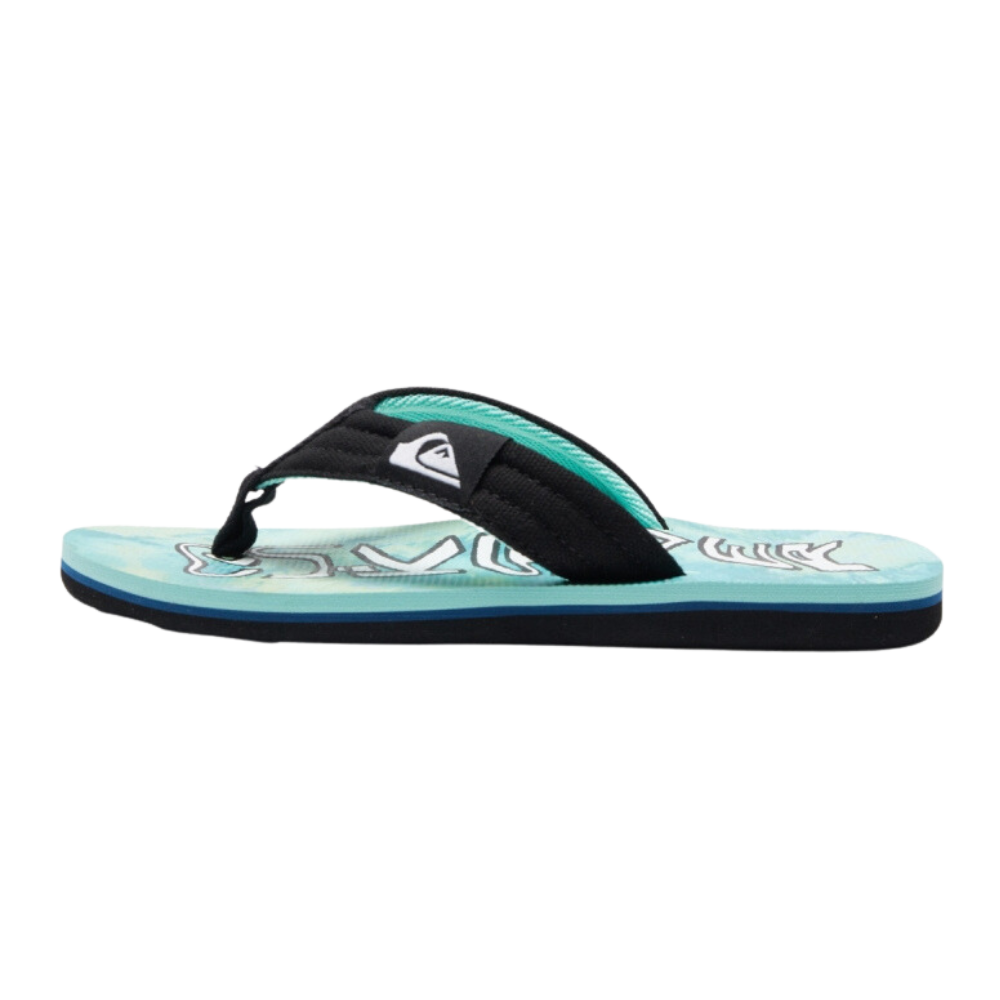 Quiksilver - MOLOKAI LAYBACK II  YOUTH - GREEN/BLUE/YELLOW - Flip Flop