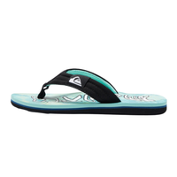 Quiksilver - MOLOKAI LAYBACK II  YOUTH - GREEN/BLUE/YELLOW - Flip Flop