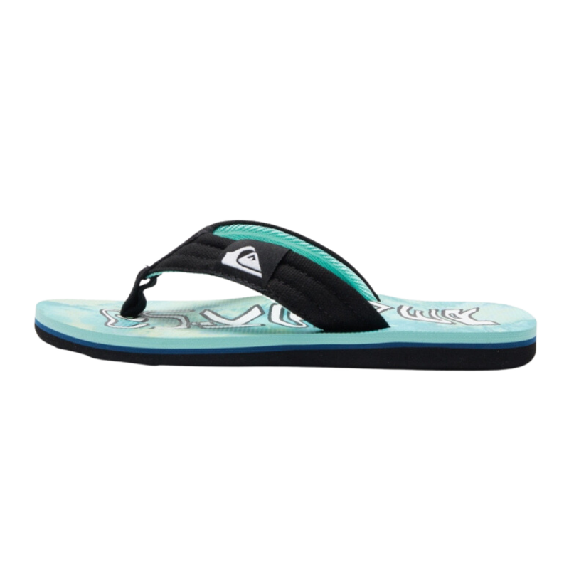 Quiksilver - MOLOKAI LAYBACK II  YOUTH - GREEN/BLUE/YELLOW - Flip Flop