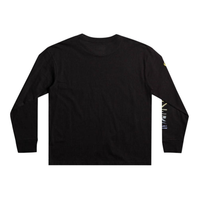 RADICAL TIMES LS YTH - Quiksilver - Schwarz - T-Shirt Langarm