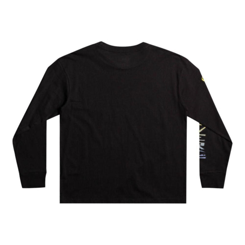 RADICAL TIMES LS YTH - Quiksilver - Schwarz - T-Shirt Langarm