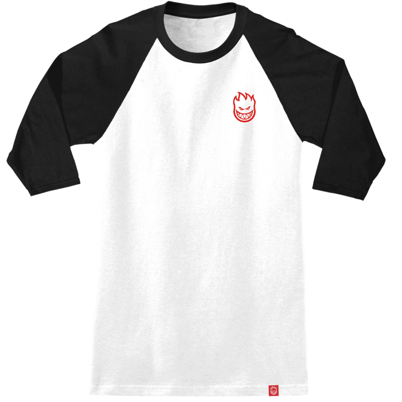 Classic Vortex 3/4 Raglan - Spitfire - wht/blk/rd 