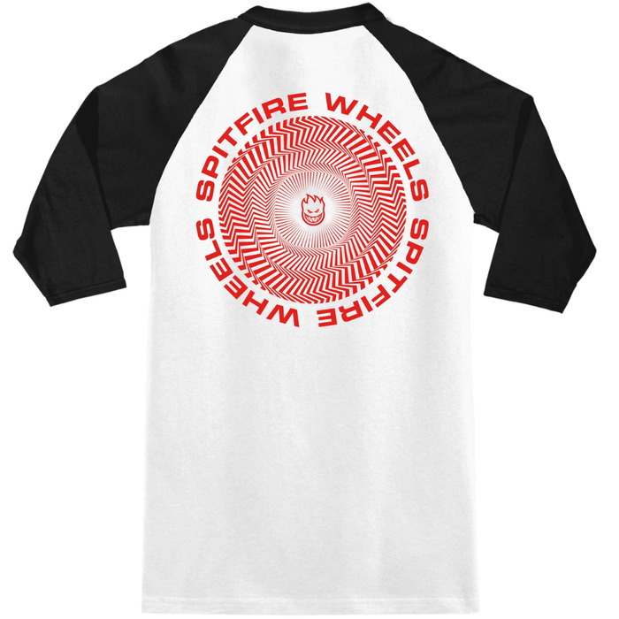 Classic Vortex 3/4 Raglan - Spitfire - wht/blk/rd 