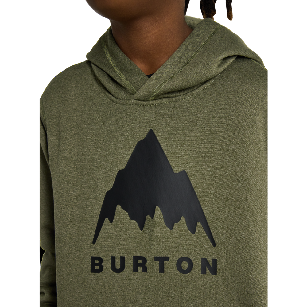 Kids Oak Pullover Hoodie Forest Moss Heather Bild 3