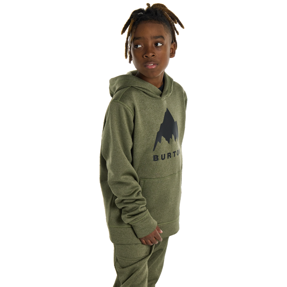 Kids Oak Pullover Hoodie Forest Moss Heather Bild 4