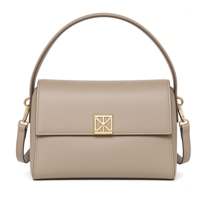 Emblem Hw Pebble Shoulder Bag 25 Desert Taupe Bild 1