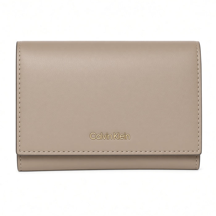 Foil Logo Trifold W/ Zip Pocket Desert Taupe Bild 1