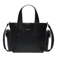 Webbing Strap Small Tote Black/Old Silver Bild 1