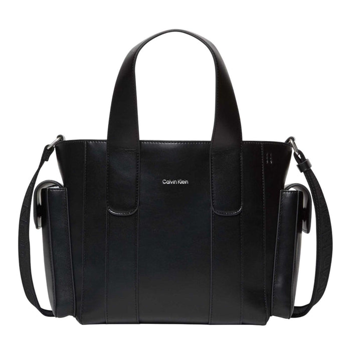 Webbing Strap Small Tote Black/Old Silver Bild 1