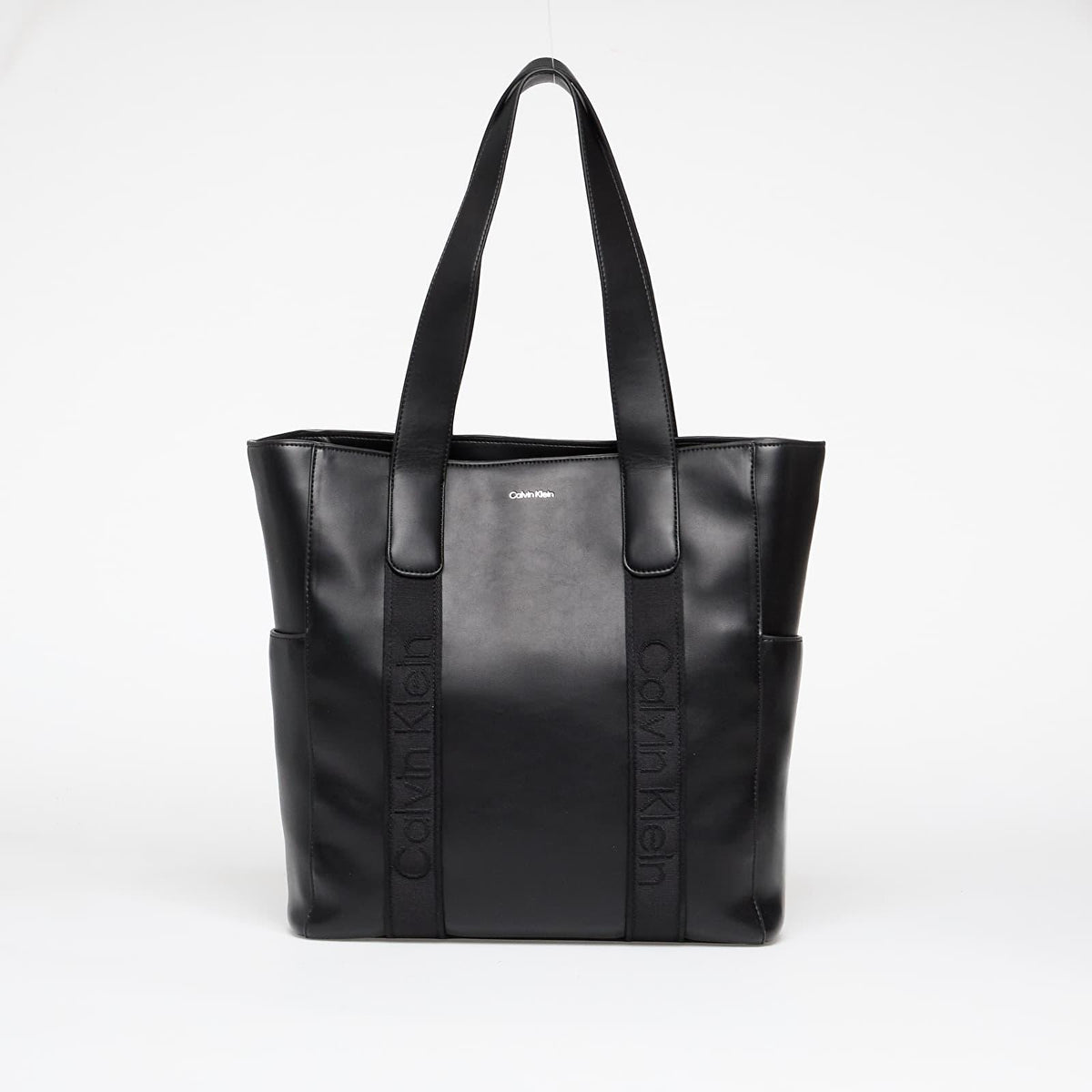 Webbing Strap Tote Black/Old Silver Bild 1