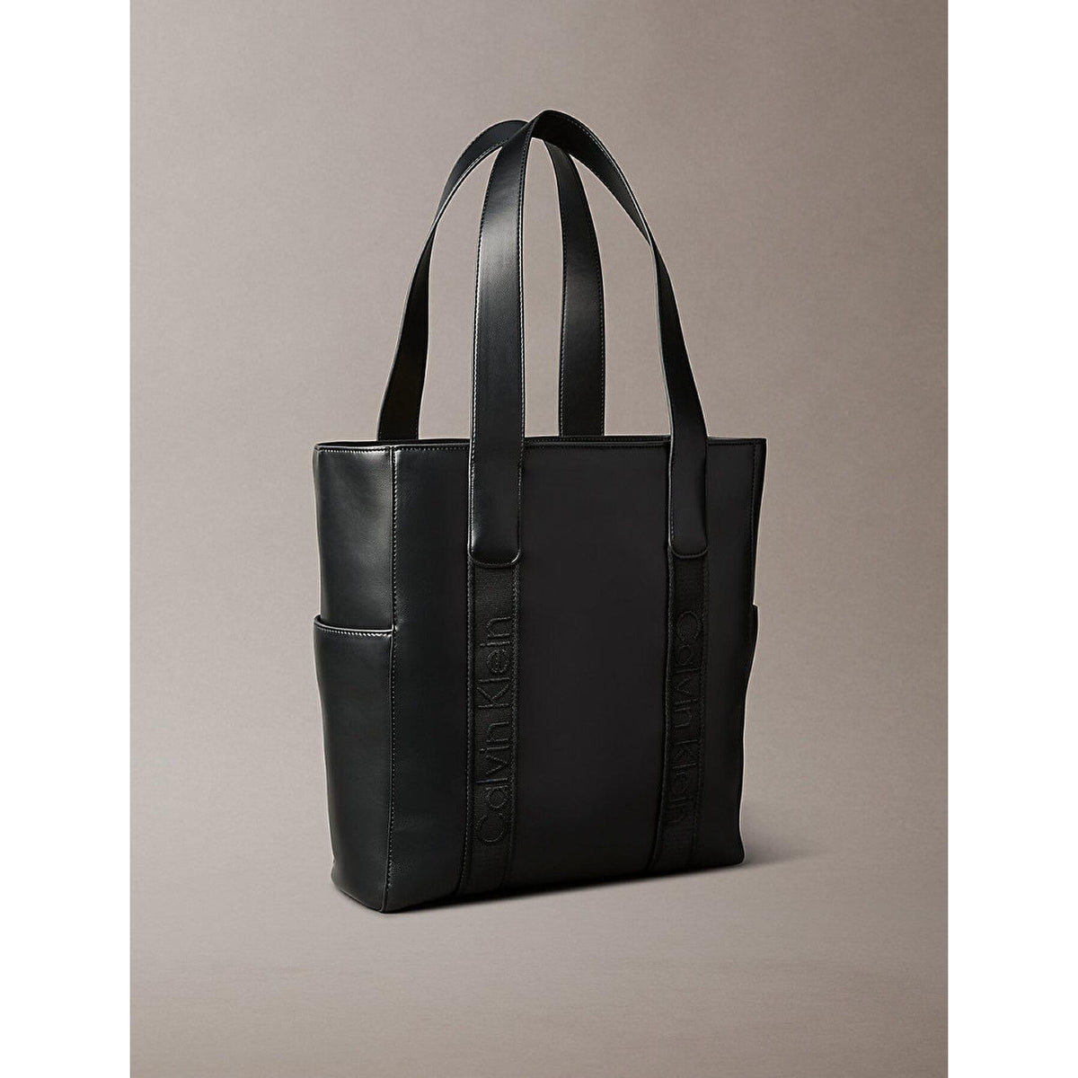Webbing Strap Tote Black/Old Silver Bild 2