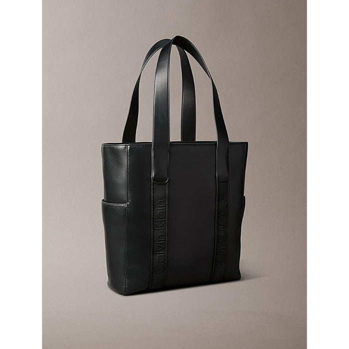 Webbing Strap Tote Black/Old Silver Bild 2