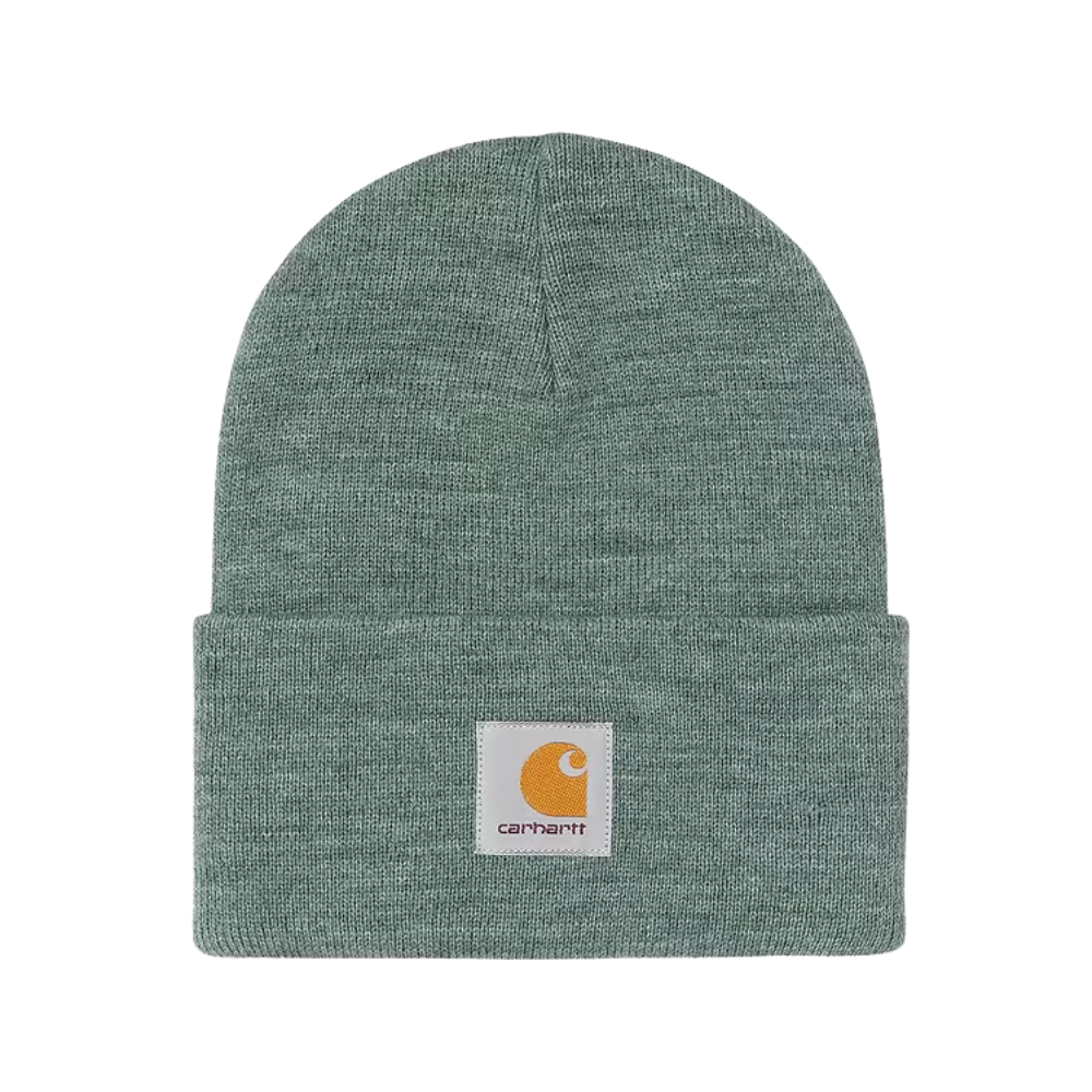 Acrylic Watch Hat Silver Pine Heather Bild 1