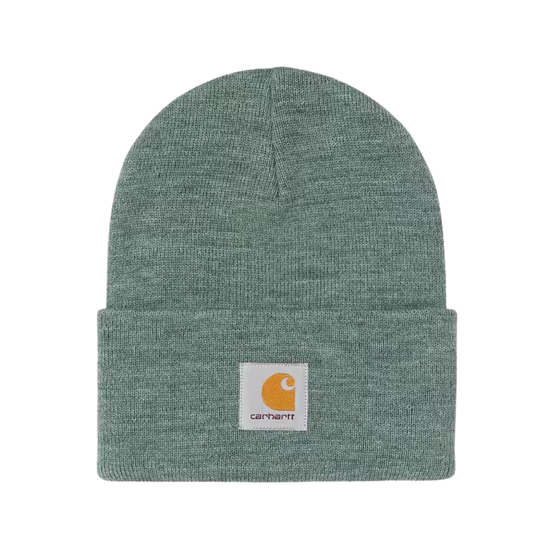 Acrylic Watch Hat Silver Pine Heather Bild 3