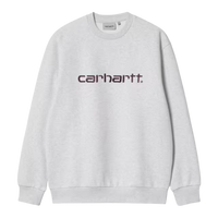 Carhartt Sweat Ash Heather/Cozy Pur Bild 1