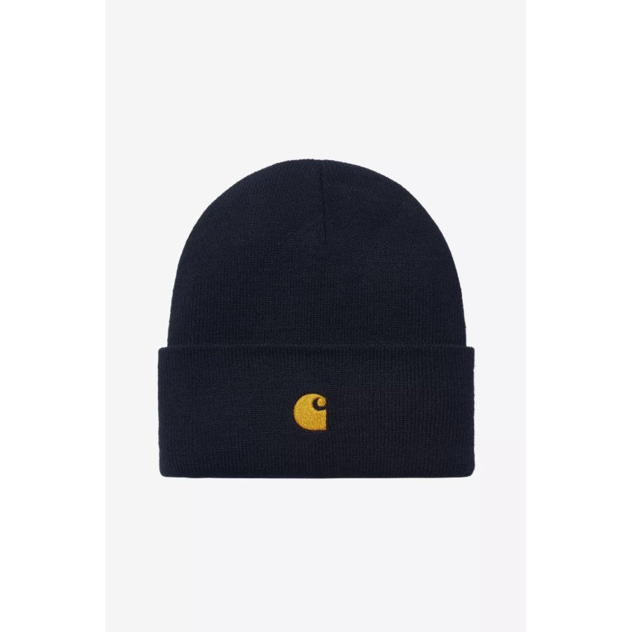 Chase Beanie Dark Navy/Gold Bild 1