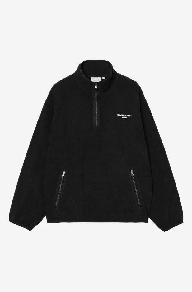 Edmore Half Zip Sweat Black/White Bild 1