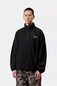 Edmore Half Zip Sweat Black/White Bild 3