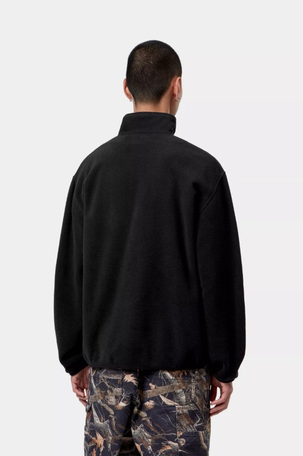 Edmore Half Zip Sweat Black/White Bild 4