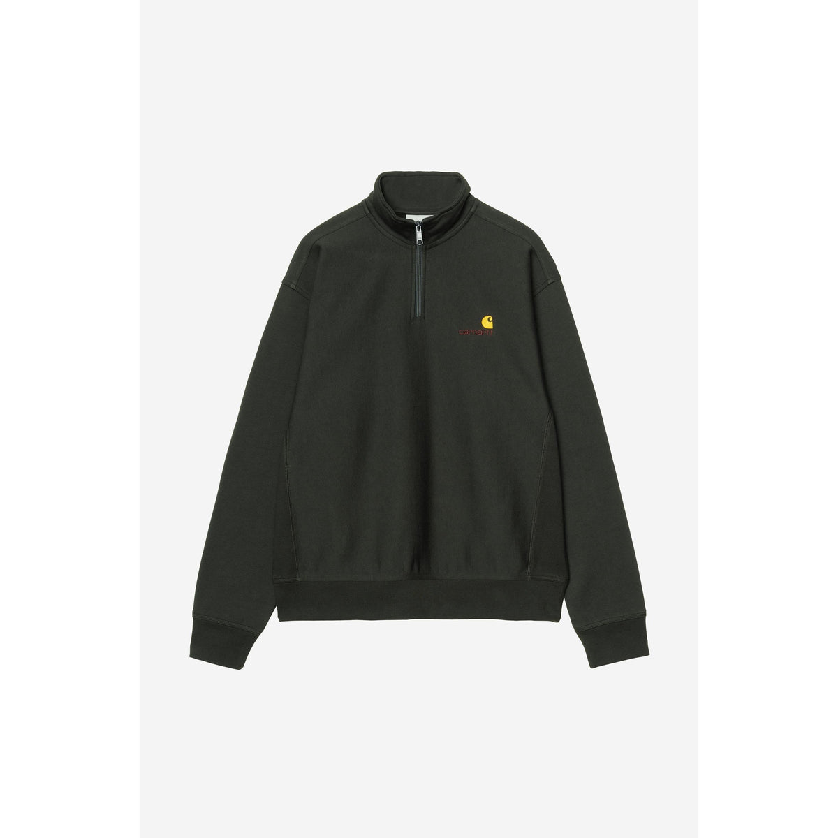 Half Zip American Script Sweat Raven Bild 1