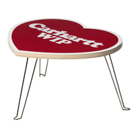 Heart Folding Table Scarlet/White Bild 1