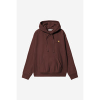 Hooded American Script Sweat Amarone Bild 1