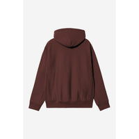 Hooded American Script Sweat Amarone Bild 2