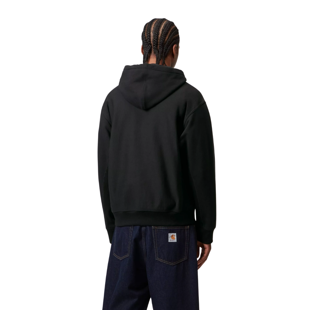 Hooded American Script Sweat Black Bild 7