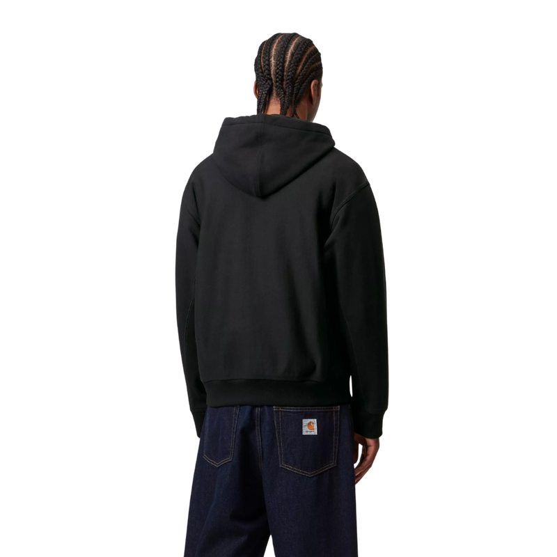 Hooded American Script Sweat Black Bild 7