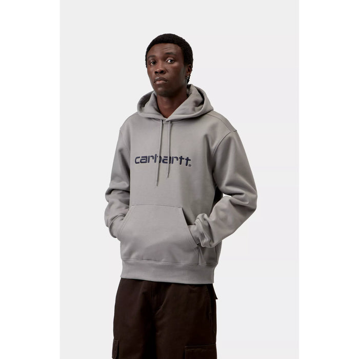 Hooded Carhartt Sweat Shady Grey/Dark Navy Bild 1