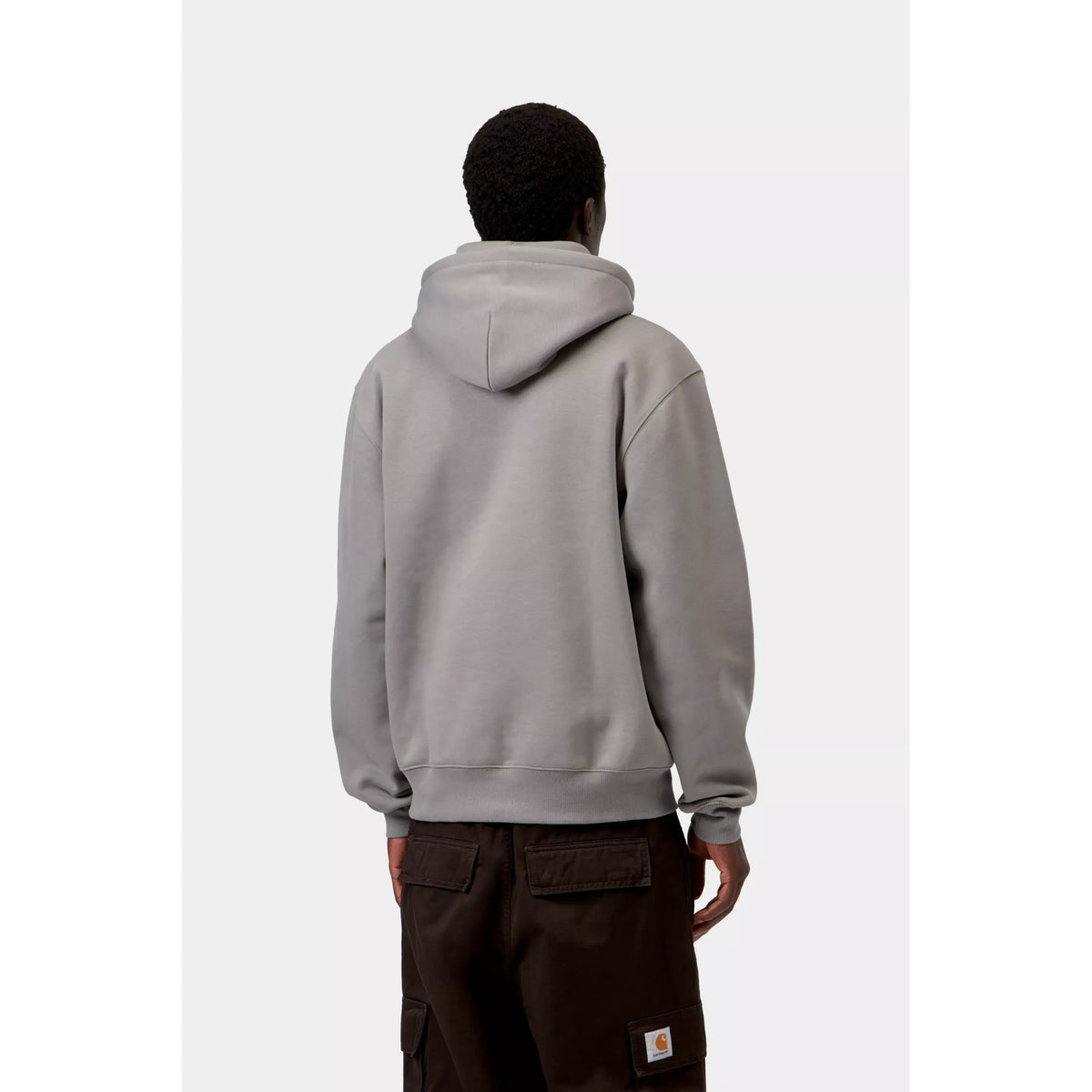 Hooded Carhartt Sweat Shady Grey/Dark Navy Bild 2