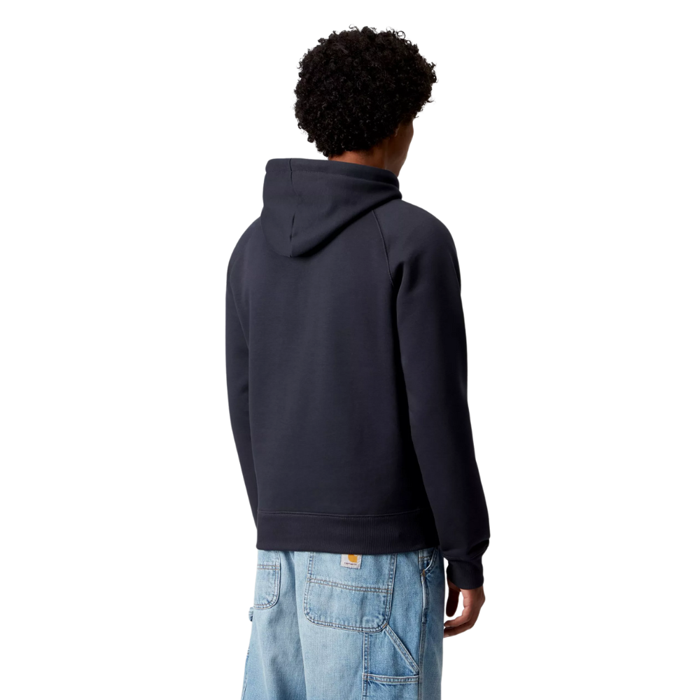 Hooded Chase Sweat Dark Navy/Gold Bild 4