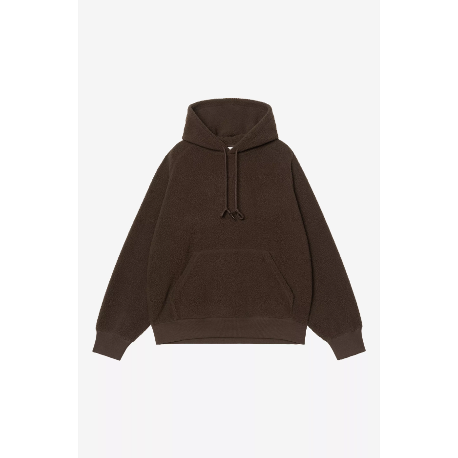 Hooded Limn C Fleece Sweat Tobacco Bild 1