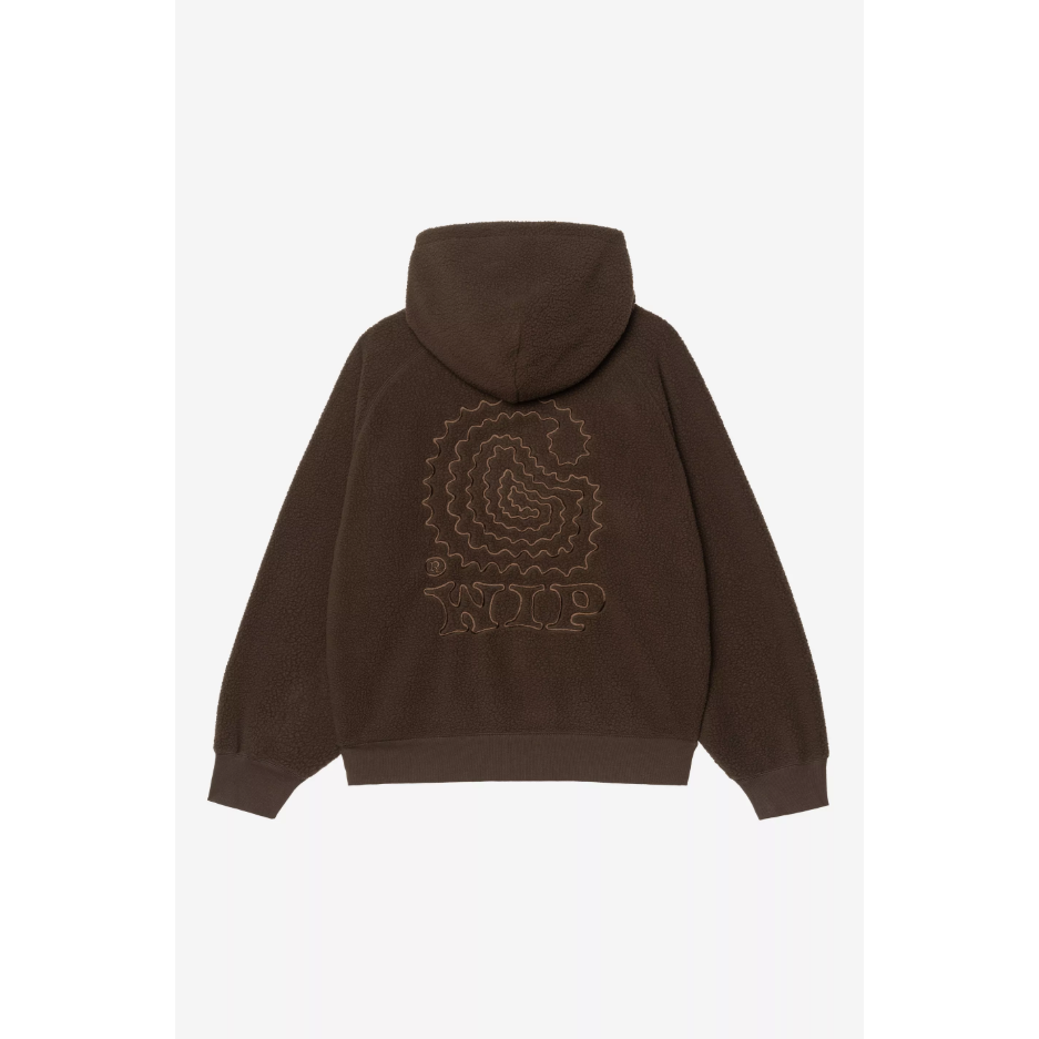 Hooded Limn C Fleece Sweat Tobacco Bild 2