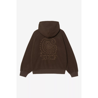 Hooded Limn C Fleece Sweat Tobacco Bild 2