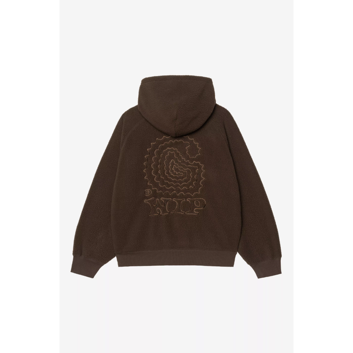 Hooded Limn C Fleece Sweat Tobacco Bild 2