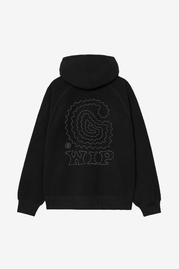 Hooded Limn C Fleece Sweat Black Bild 2