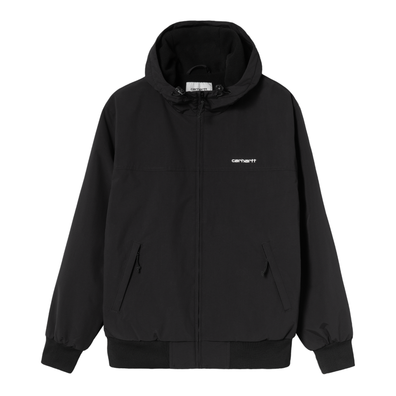 Hooded Sail Jacket Black/White Bild 1