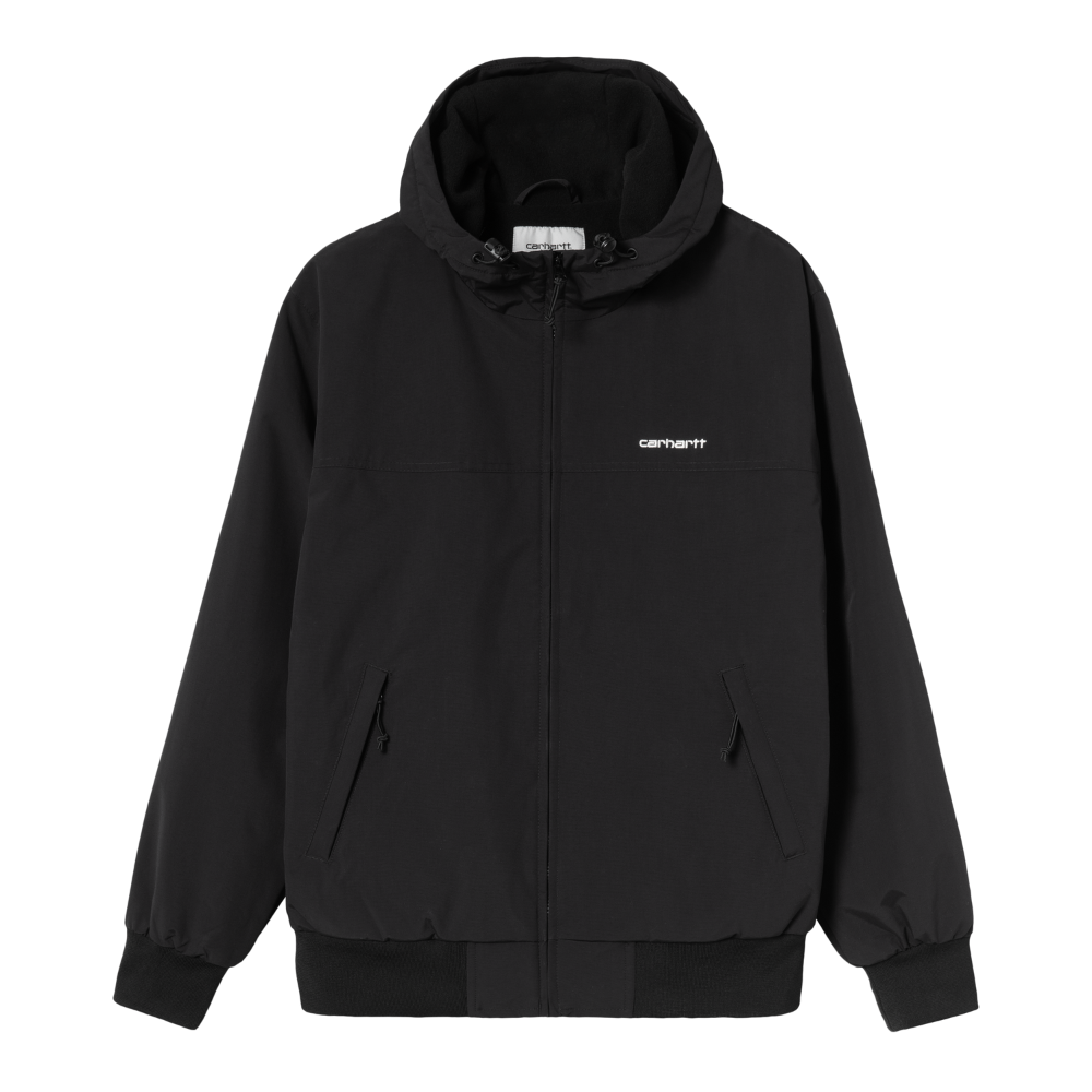 Hooded Sail Jacket Black/White Bild 3