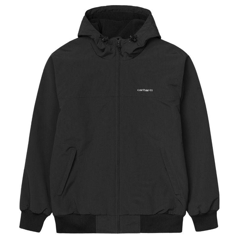 Hooded Sail Jacket Black/White Bild 5