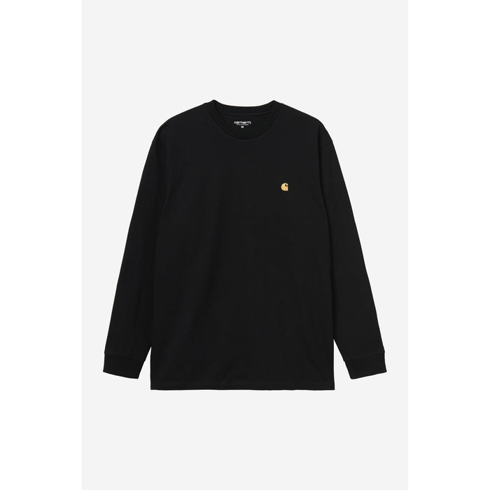 L/S Chase T-Shirt Black/Gold Bild 1