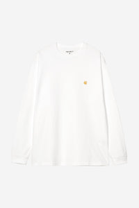 L/S Chase T-Shirt White / Gold Bild 1
