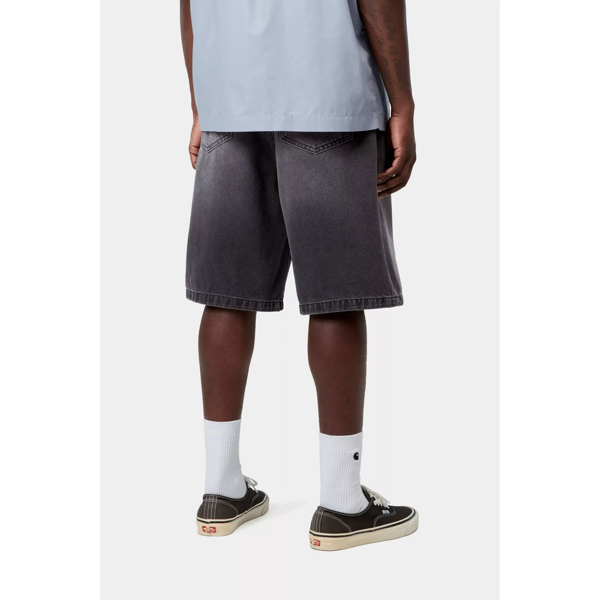 Landon Short Black worn bleached Bild 3