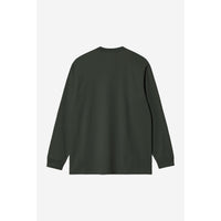 LS American Script T-Shirt Raven Bild 2