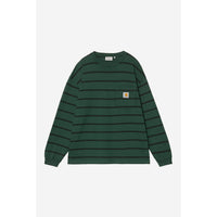LS Cardona Pocket T-Shirt Cardona Stripe Natur Bild 1